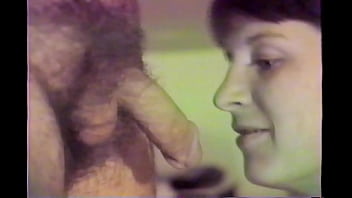 Vintage Fara sucks strangers cock to get her new job