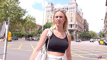 GERMAN SCOUT – TINY COLLEGE GIRL TALK TO FUCK FOR MONEY BY BIG DICK STRANGER